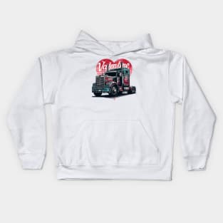 Valentine truck Kids Hoodie